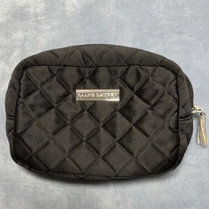 Ralph Lauren Quilted Black Pouch